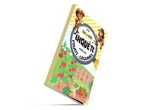 Livre d'enquête pour enfant Fruits et légumes