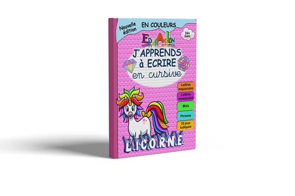 Livre pour apprendre à écrire en minuscule et majuscule