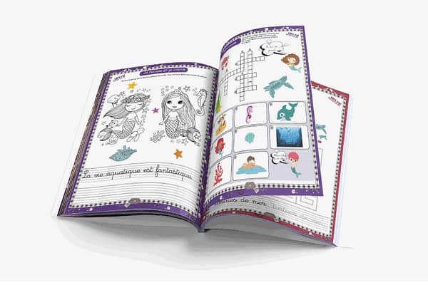 Livre jeux pour apprendre à ecrire Sirene