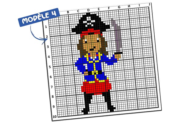 Livre pixel art pour fille et garçon