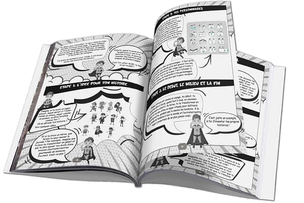 Livre de création de BD et dessin super héros