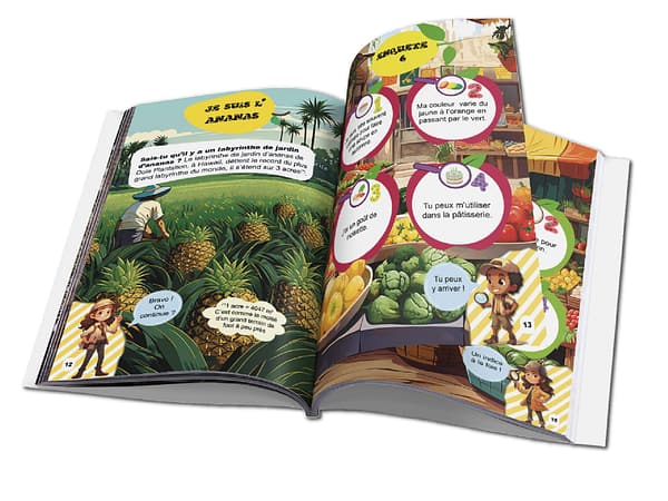 Livre jeux pour enfants avec des énigmes