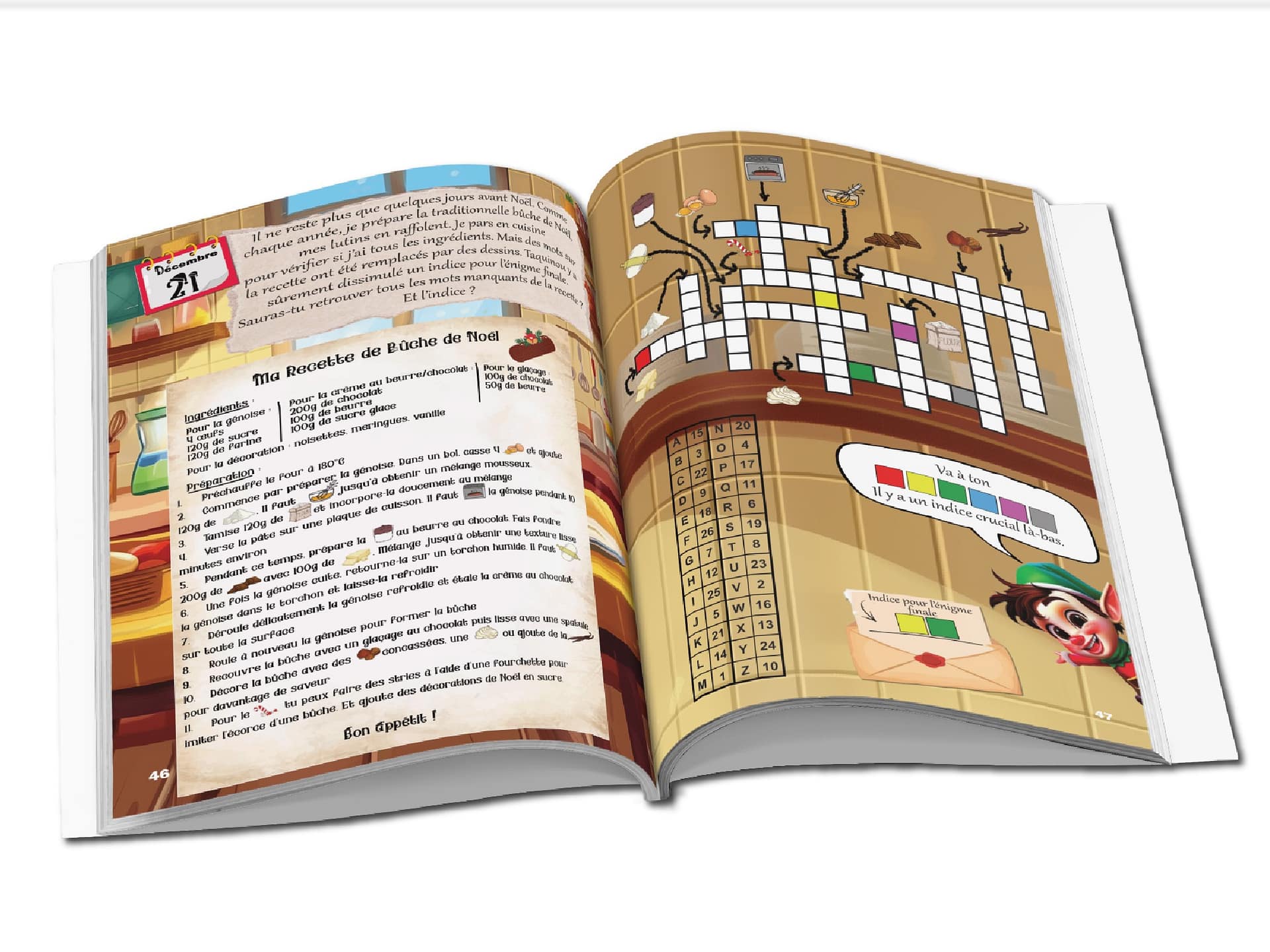 calendrier de l'avent sans chocolat Livre Lutin farceur de Noël