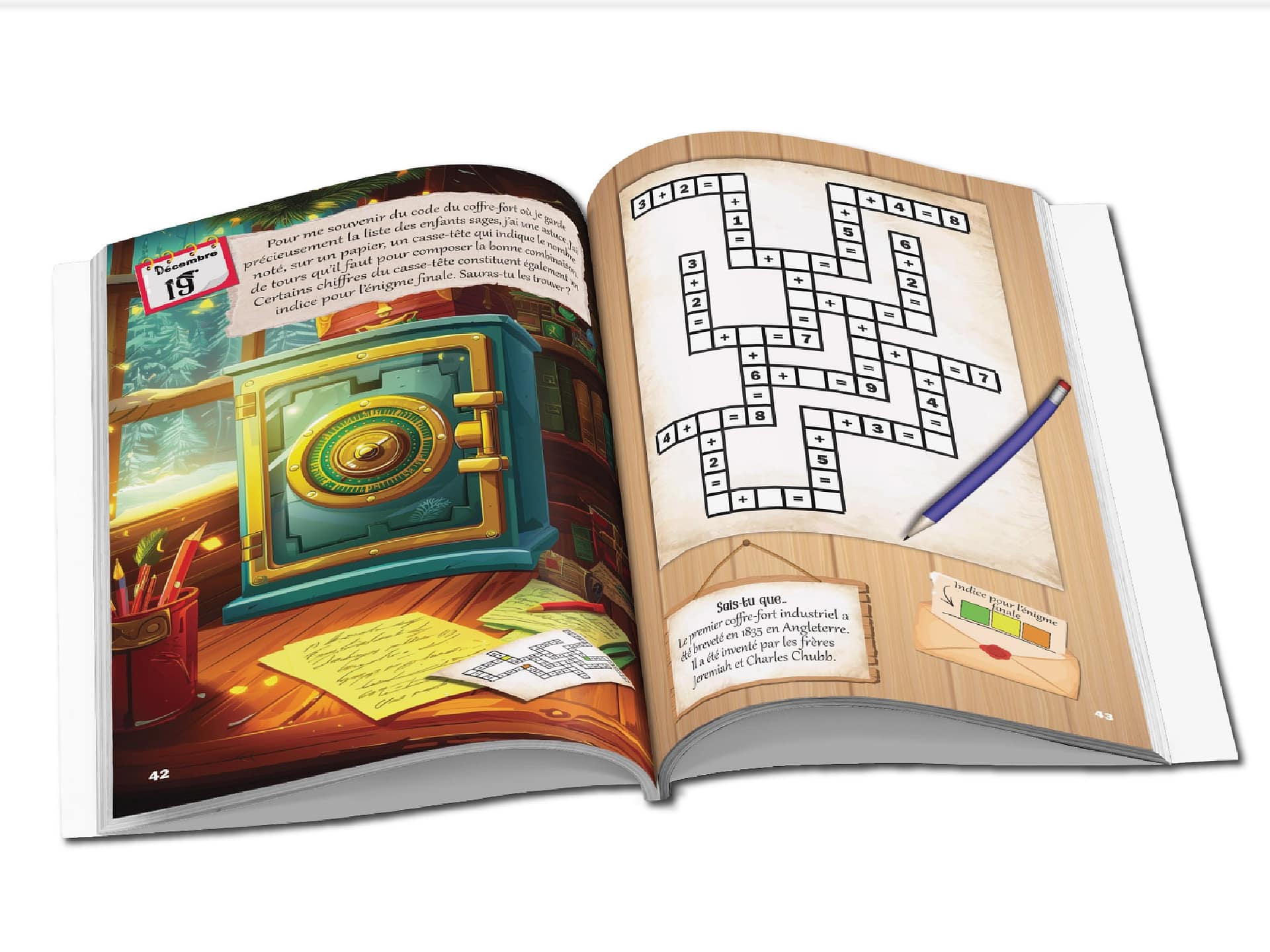 activités enfant lutin farceur Livre calendrier de l'avent enfant garçon et fille